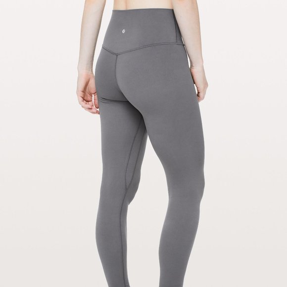 Lululemon Wunder Unders Grey Leggings - Picture 1 of 6